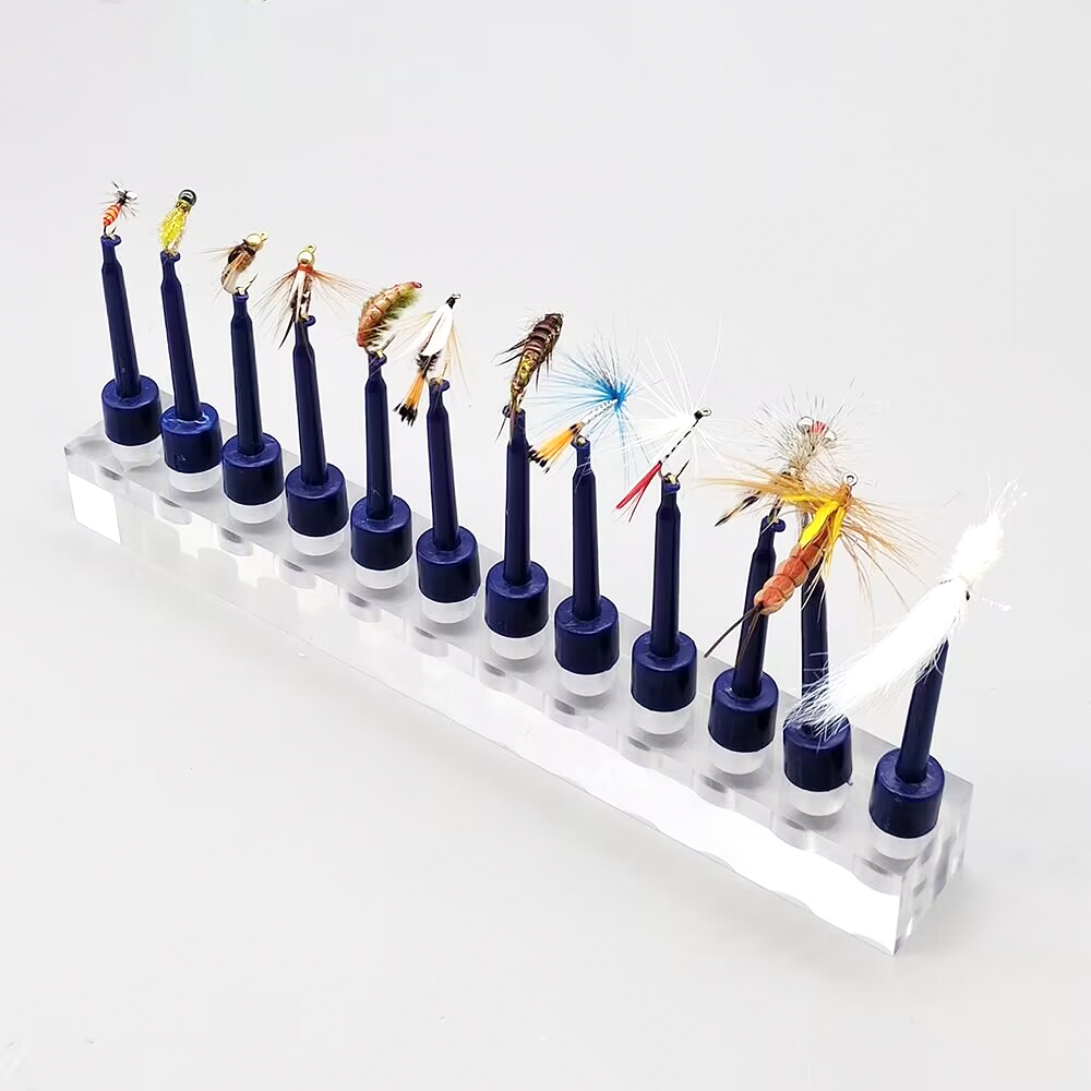 Fishing Equipment Fly - Kristal Akrilik Stand Tutucu Raf Balıkçılık